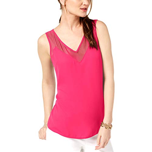 Petite Illusion Trim Tank Top