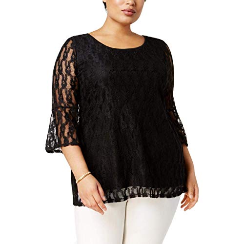 NY Collection Plus Size Lace Top