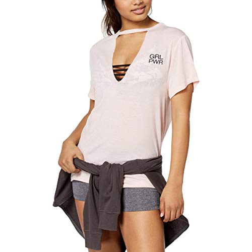 Active Juniors' Girl Power Cutout Graphic T-Shirt