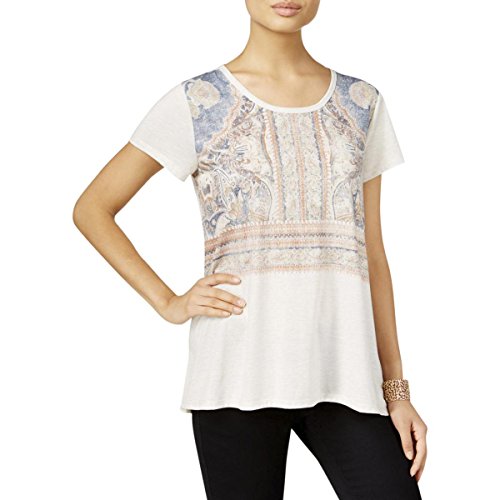 Style & Co Petite Boho-Print T-Shirt