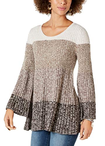 Striped Bell-Sleeve Tunic