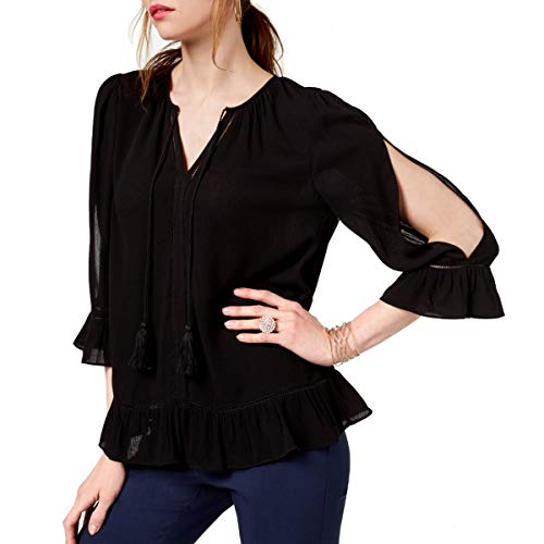 I.N.C. Cold-Shoulder Peasant Top