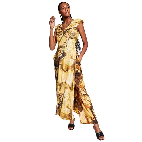 Jeannie Mai X Inc Printed V-Neck Top