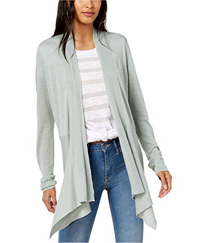 Ribbed Open Front Cardigan