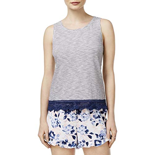 Maison Jules Cotton Crochet Contrast Top