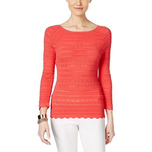 INC International Concepts Petite Mixed Stitch Sweater