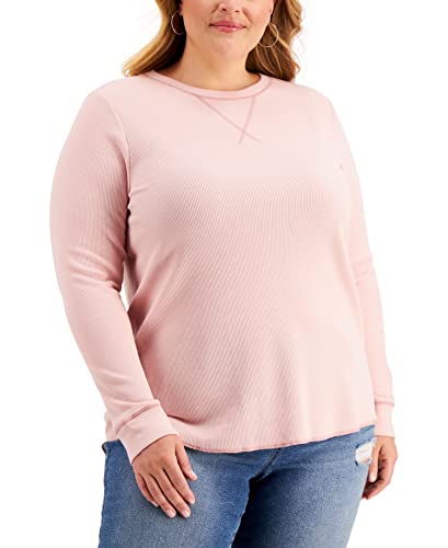 Style & Co Plus Size Waffle Knit Top