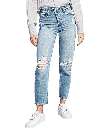Now This Asymmetrical Cotton Straight Leg Jeans