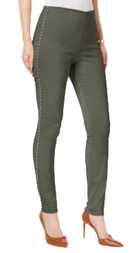 Studded Pull On Skinny Pants