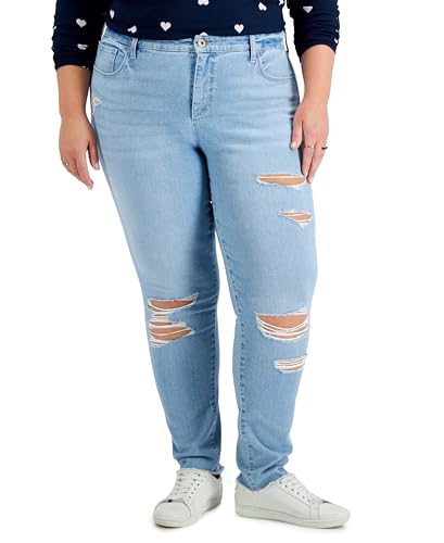 Style & Co Plus Size Mid Rise Curvy Skinny Jeans