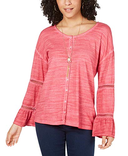 Tiered Sleeve Button-Up Top