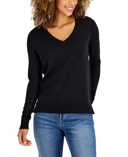 Women's V-Neck Long-Sleeve Sweater