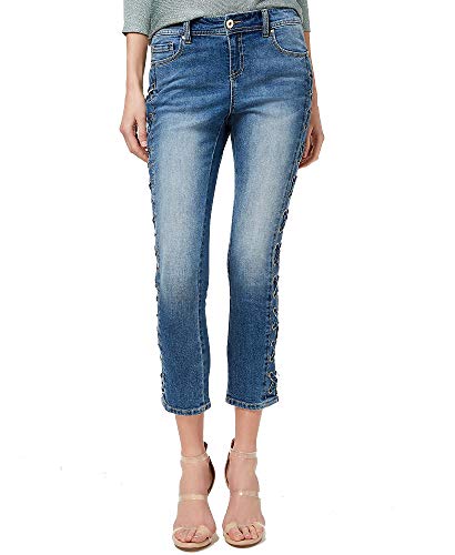 Lace Up Skinny Jeans