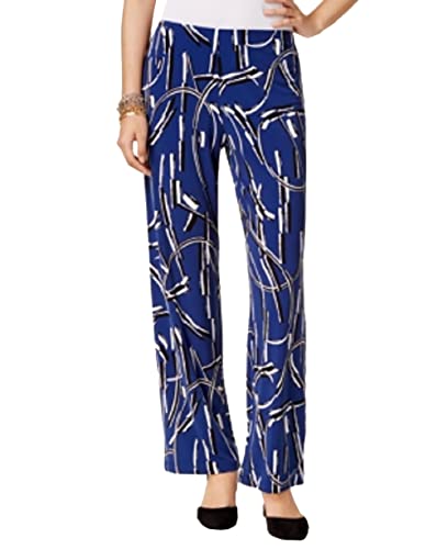 Alfani Printed Wide Leg Pants
