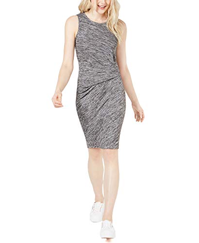 Bar III Heathered Ruched Dress