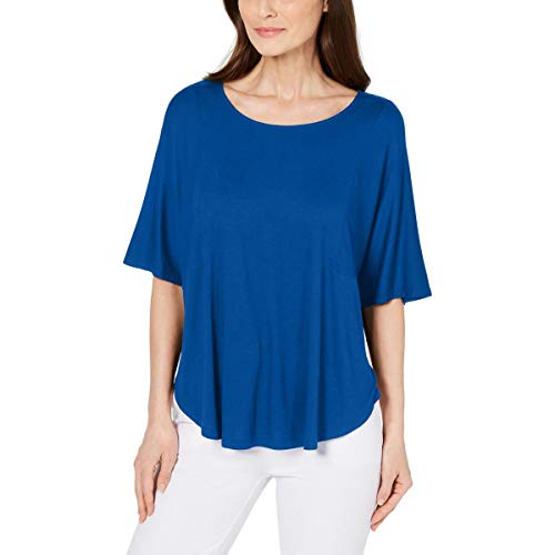 Alfani Scoop Neck Batwing Sleeve Top