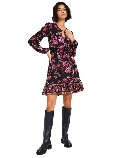 INC International Concepts Womens Floral Print Mini Dress