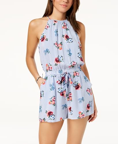 Be Bop Juniors Printed Drawstring Romper