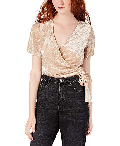 Material Girl Juniors Crushed Velvet Crop Top