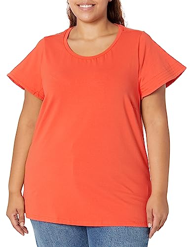 Plus Size Flutter Stretch Top