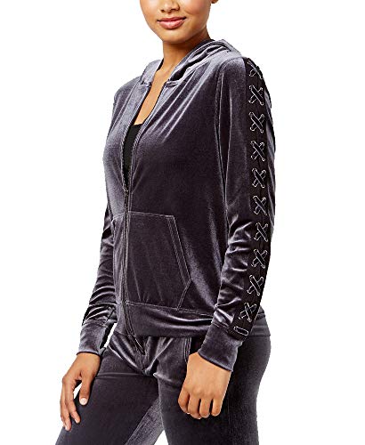 Active Juniors' Hooded Velour Jacket