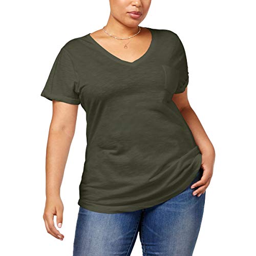 Style & Co Plus Size V Neck T-Shirt