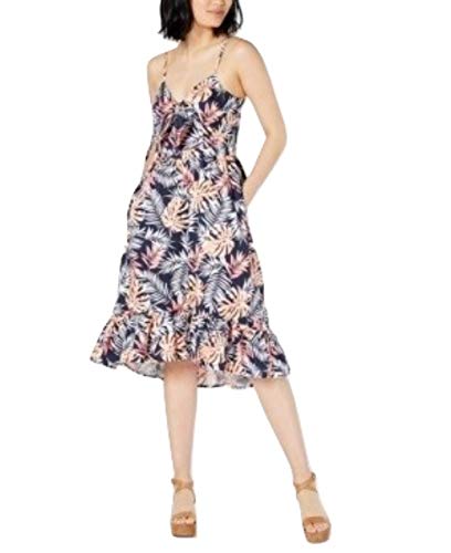 Printed Ruffle-Hem Dress