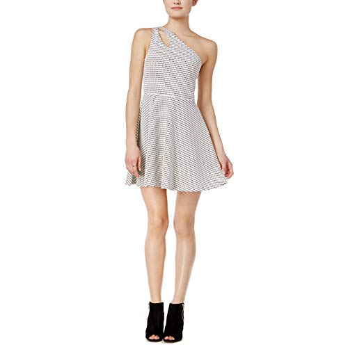 BAR III One Shoulder Fit Flare Dress