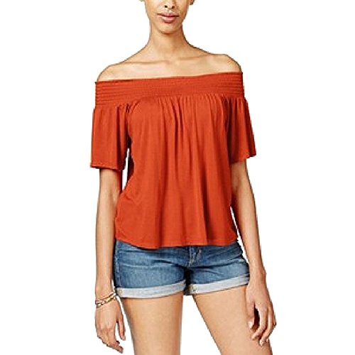 Ultra Flirt Juniors' Off-The-Shoulder Peasant Top