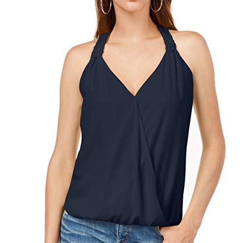 Surplice Blouson Tank Top
