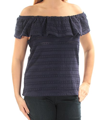 Maison Jules Off The Shoulder Flounce Top