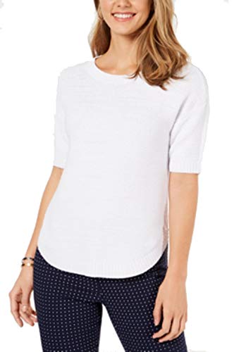 Charter Club Cotton Short Sleeve Sweater