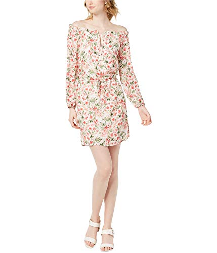Maison Jules Off The Shoulder Floral Print Dress