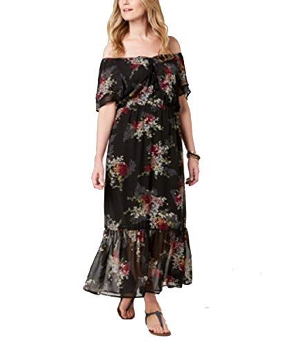 Style & Co Off The Shoulder Maxi Dress