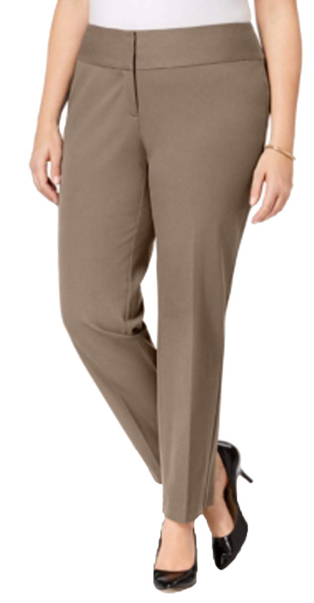 Plus & Petite Plus Size Slim Tummy-Control Pants