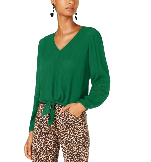 Petite Tie Front Top