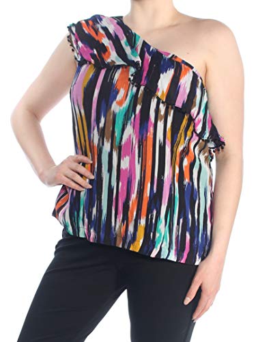Trina Turk X I.N.C. One Shoulder Ruffle Top