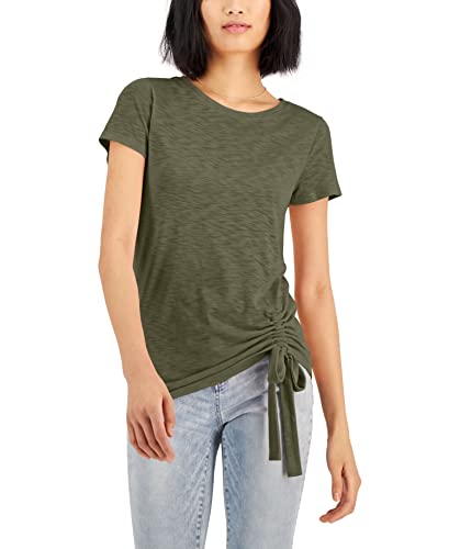 INC International Concepts Petite Side Ruched T-Shirt