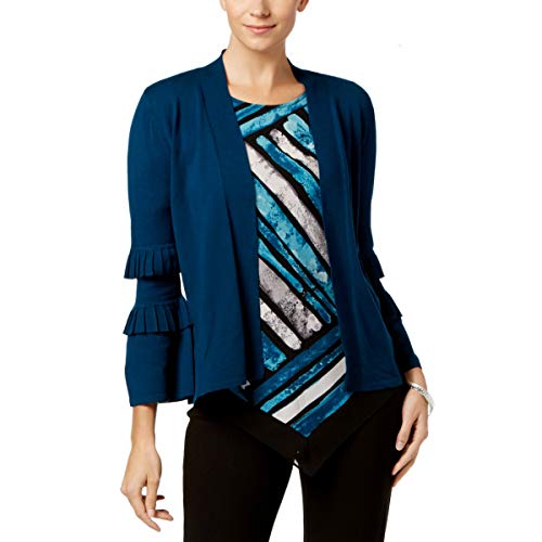 Alfani Double Pleated Cardigan
