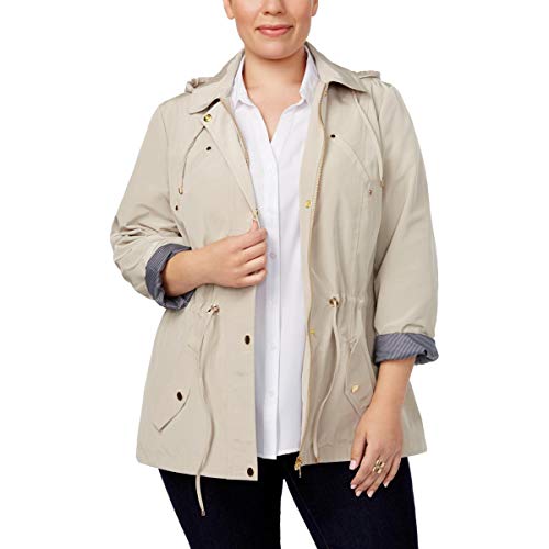 Charter Club Plus Size Water Resistant Utility Jacket
