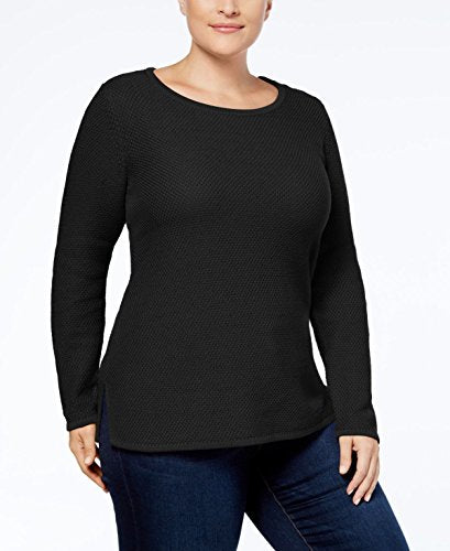 Charter Club Plus Size Scoop Neck Tunic Sweater