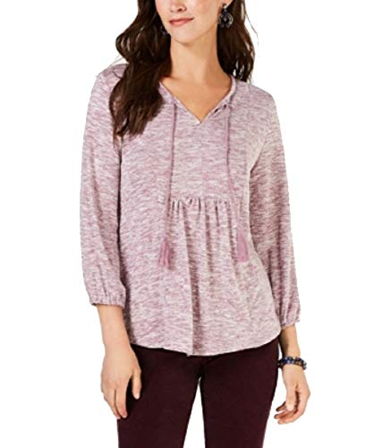 Pleated Tassel-Tie Top