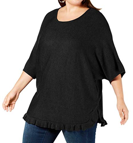 NY Collection Plus Size Ruffled Sweater