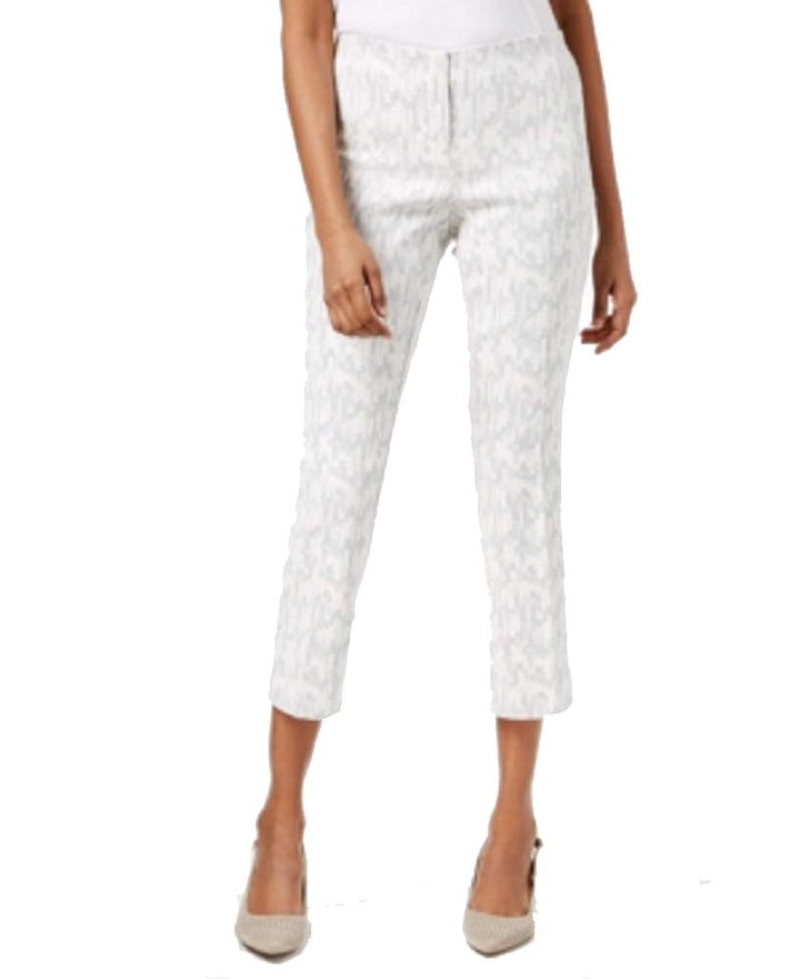 Alfani Metallic Jacquard Capri Pants