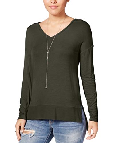 Hippie Rose Juniors Cozy V Neck Top