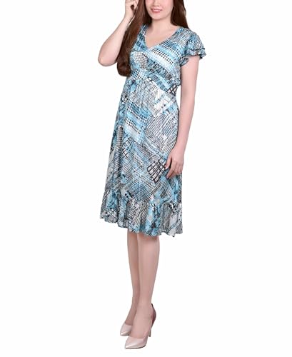 Petite Shadow Stripe Dress