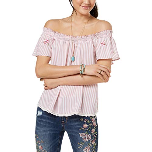 Self Esteem Juniors Off The Shoulder Peasant Top