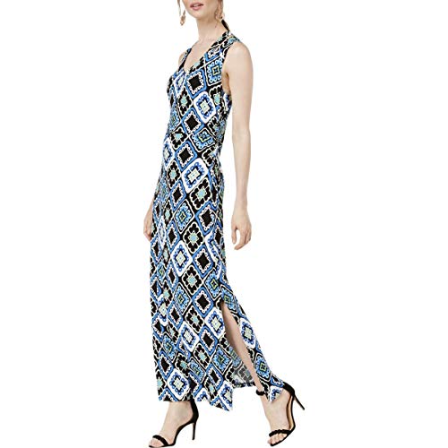 Printed Crisscross Maxi Dress