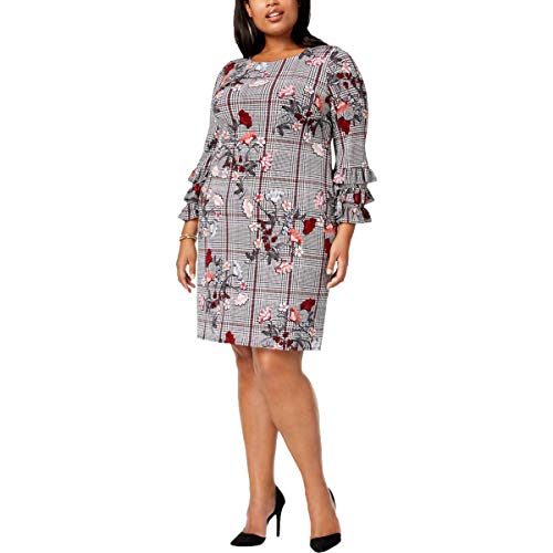 Alfani Plus Size Printed Tiered Sleeve A Line Dress