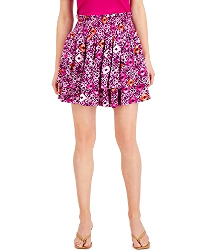 INC International Concepts Smocked Mini Skirt